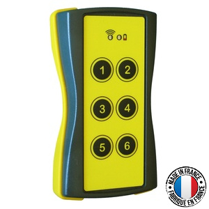 ETP6 - Emetteur pour radiocommande industrielle Format de poche, 1 à 6 boutons
