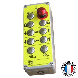 Z1BP - Emetteur pour radiocommande industrielle Version à boutons de l'émetteur Z1